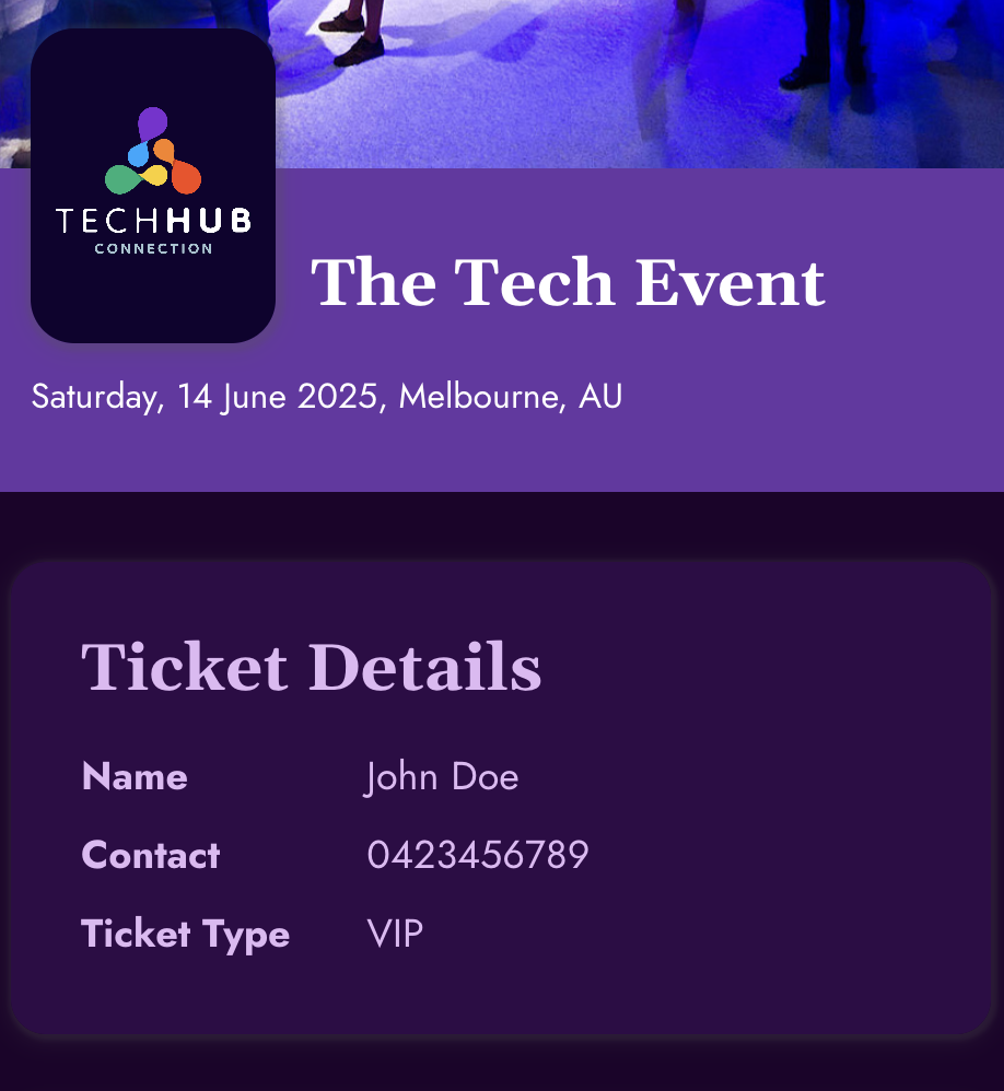 Event tickets